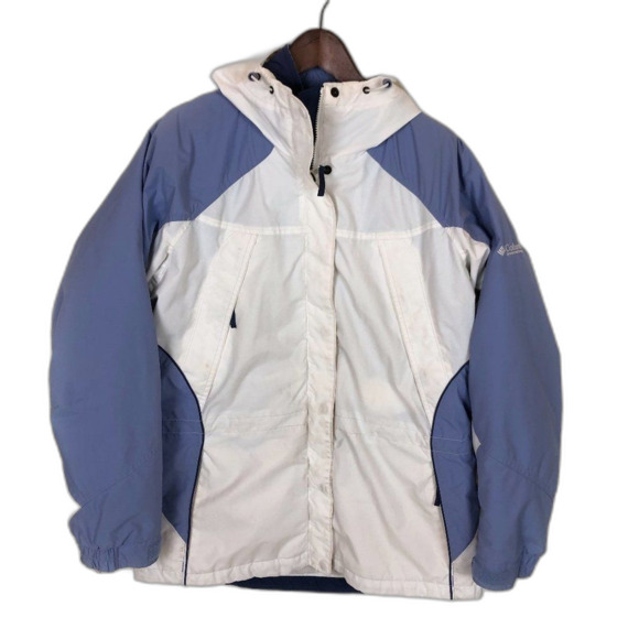 Columbia Interchange White Purple Snow Ski Jacket - Picture 1 of 15